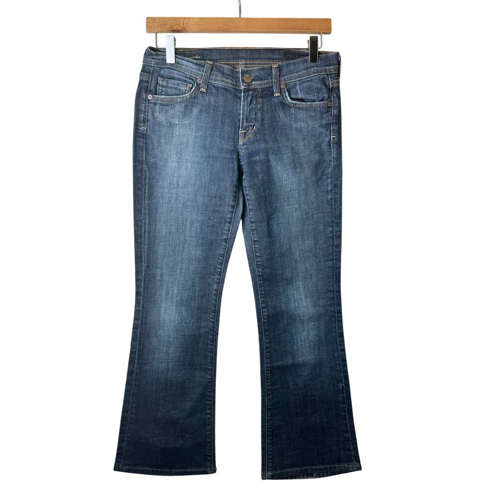 Citizens Of Humanity Jeans Women's 27 Flare Stretch Boho Y2K 90s Dark Wash